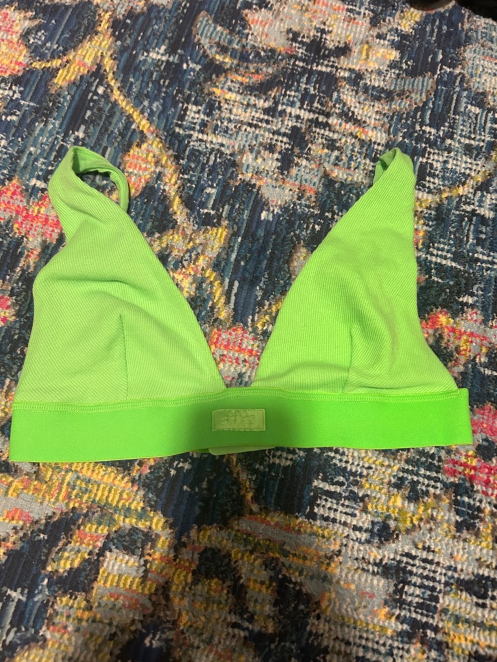 Skims neon plunge bralette